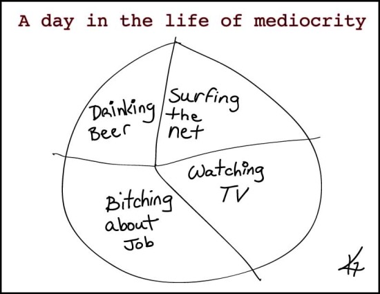 A day in the life of Mediocrity