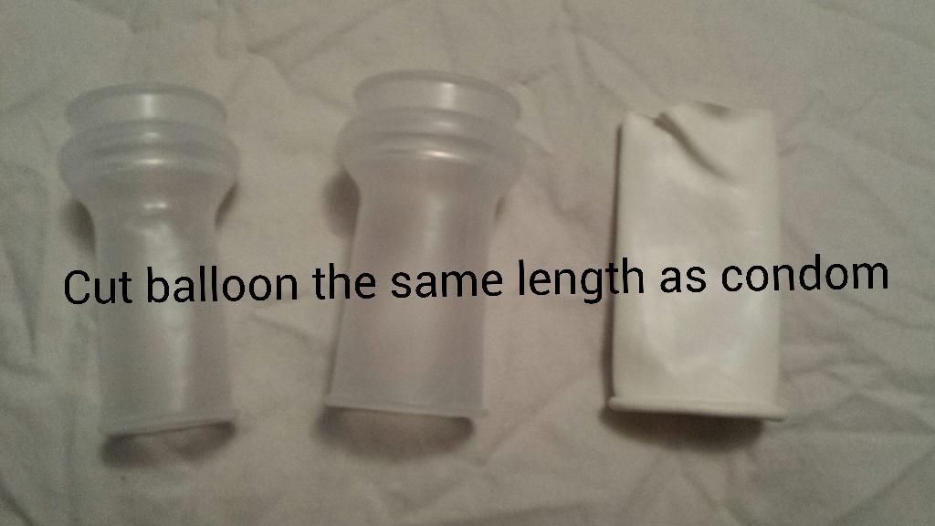 balloon temporary solution for phallosan condom
