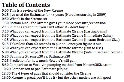 bathmate xtreme table of contents