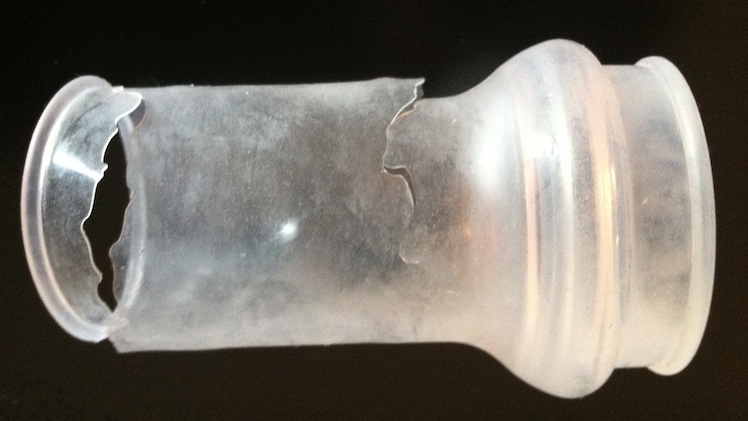 ripped Phallosan Condom