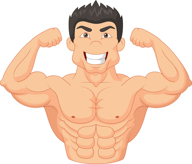 clipart bodybuilder 2