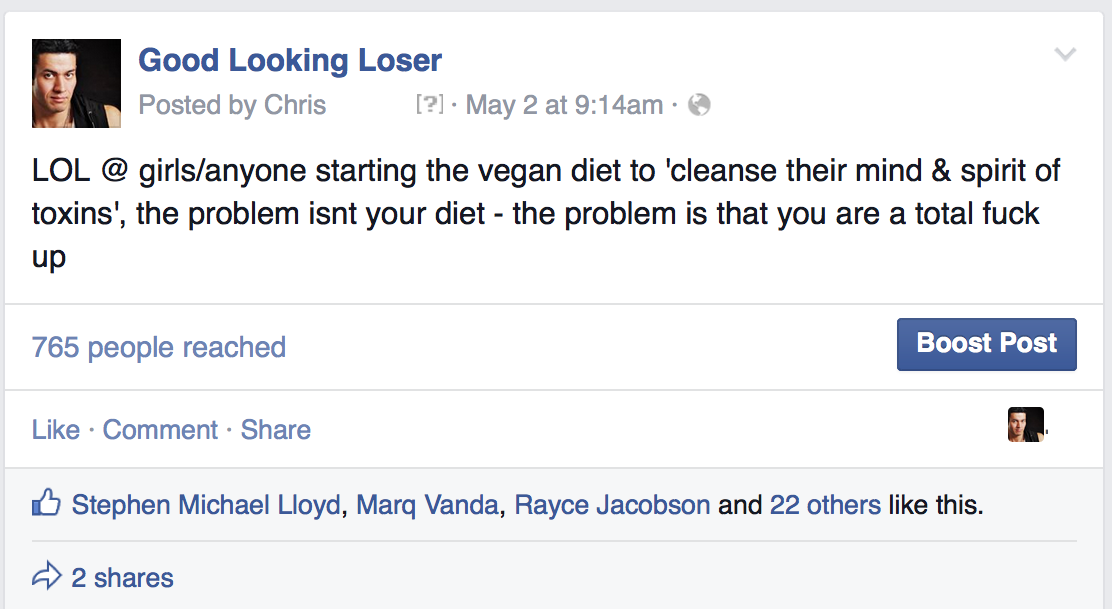 FACEBOOK Status GLL Joke