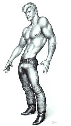 bulge jeans cartoon