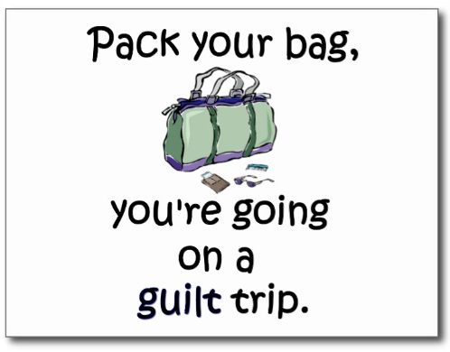 guilt trip clipart