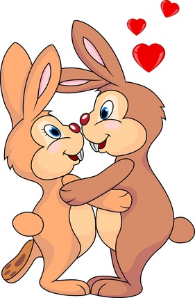 Bunnies in Love