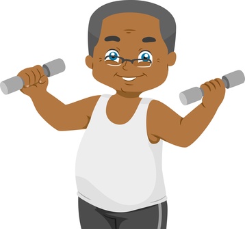 old black guy clipart