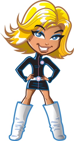 clipart hot blonde