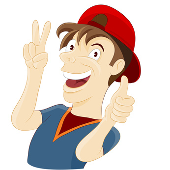 happy guy clipart