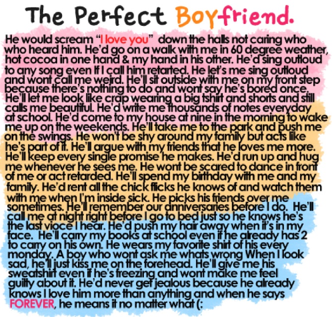 perfect boyfriend