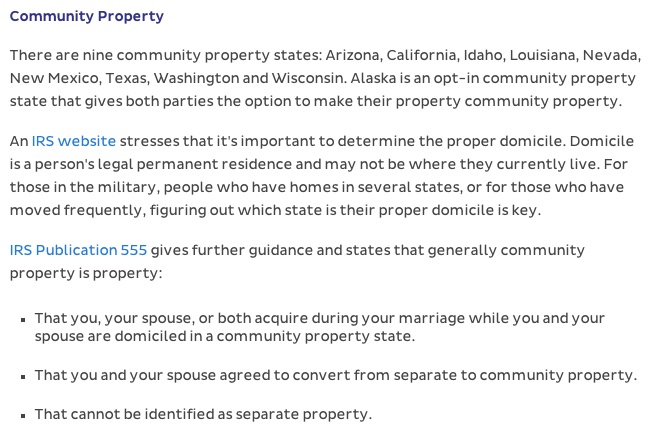 community property defined