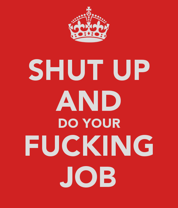 Do Your Job