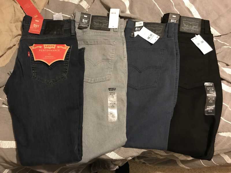 levi's 511 grey stretch